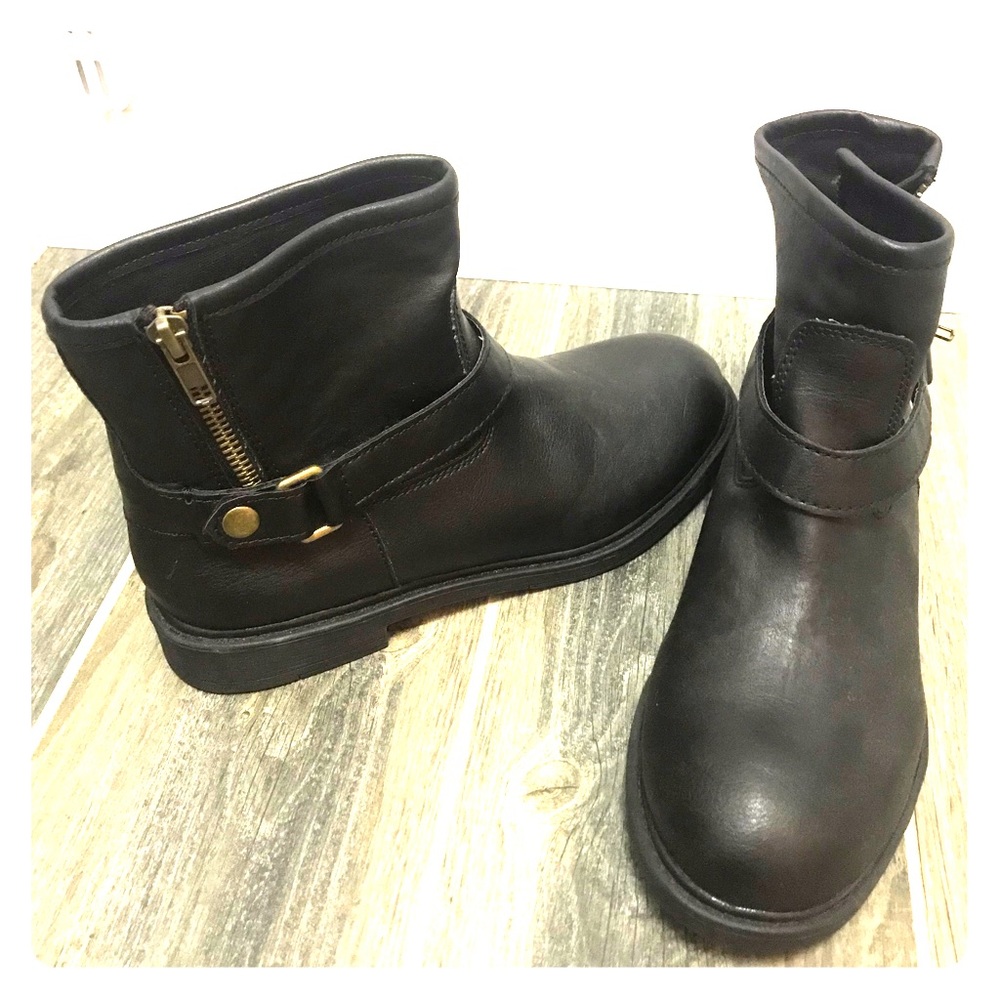 Black Combat boots